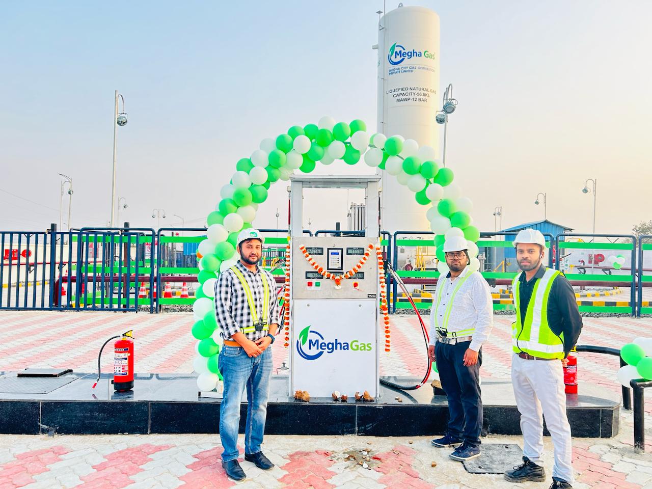 Successful Commissioning of First LCNG Plant Marks the Commencement of CNG Sales at CGD-Sagar Projects
