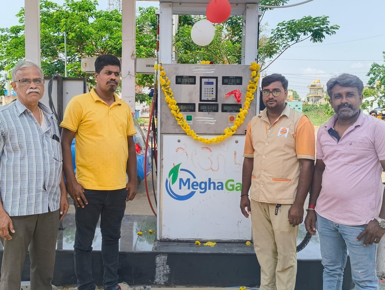 Successful Commissioning of 4th DB Station at Kalpatharu Service Station, Tiptur – 11th CNG Station in Tumkur GA
