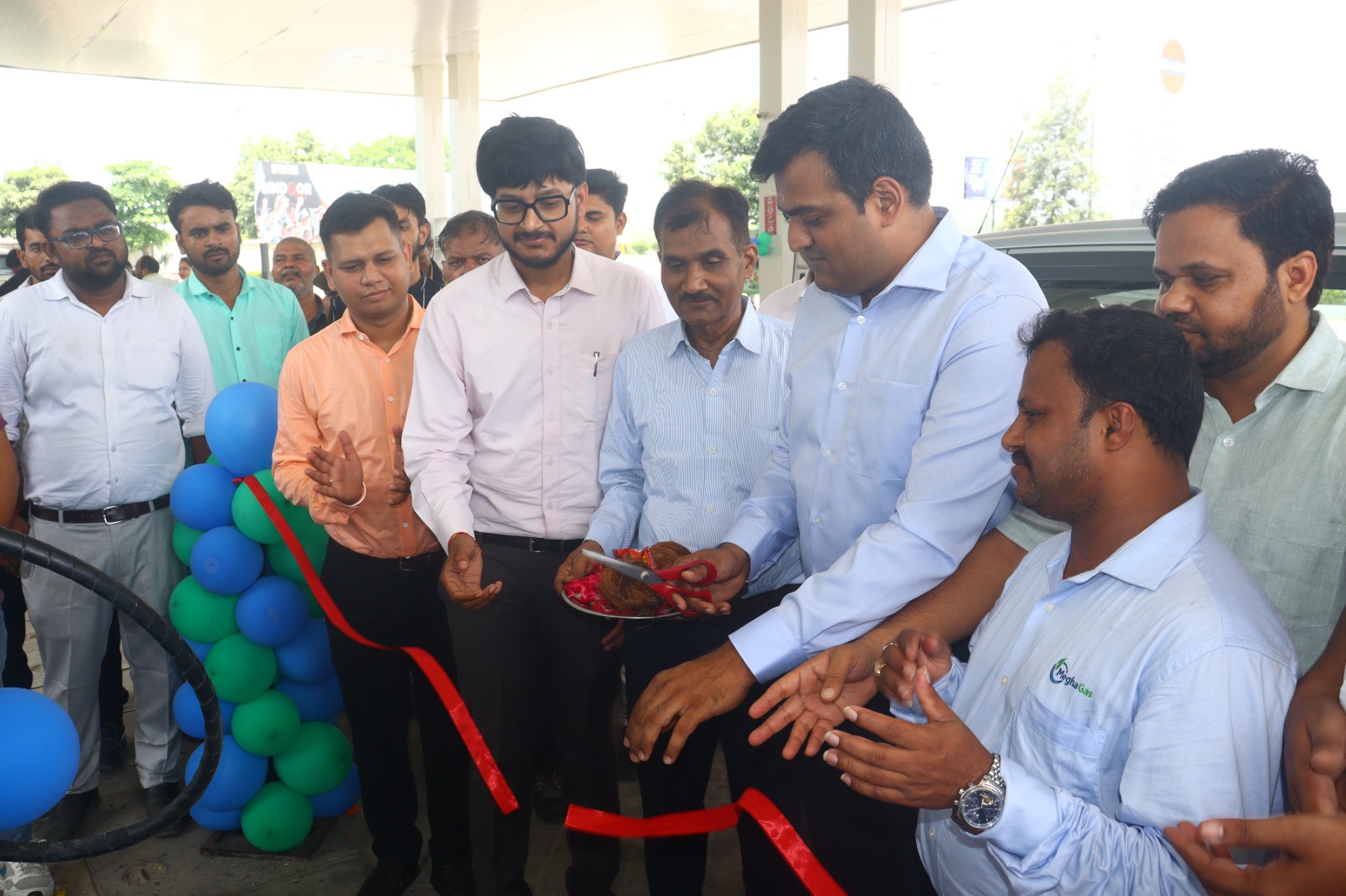 Megha Gas Commissions Rajabpur CNG Station in Amroha: CNG Sales Now Operational