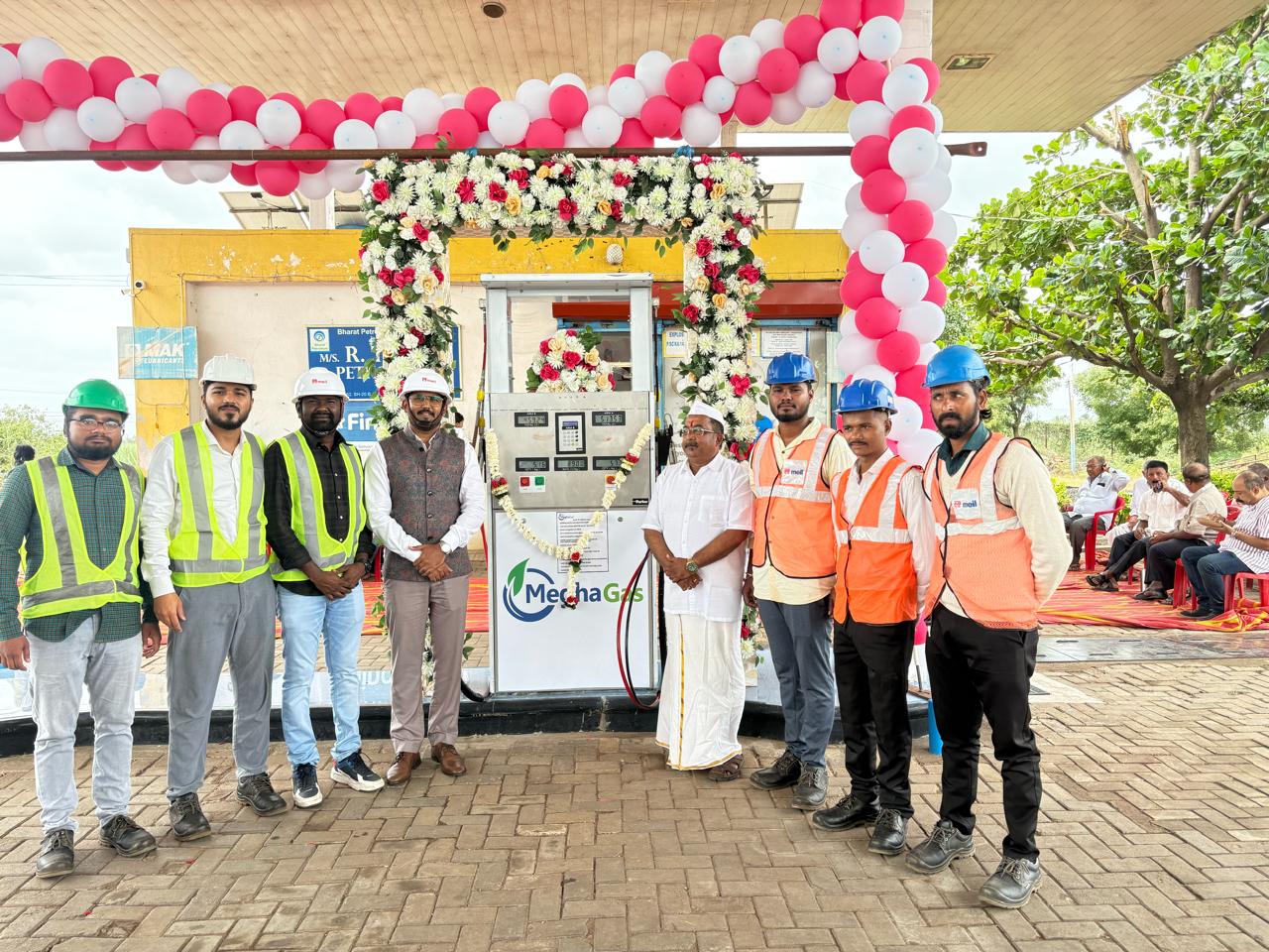 16th Station Commissioned by Megha Gas in the District - Commercial Operations Begin at Yeragatti Dispensing Station, Belagavi .