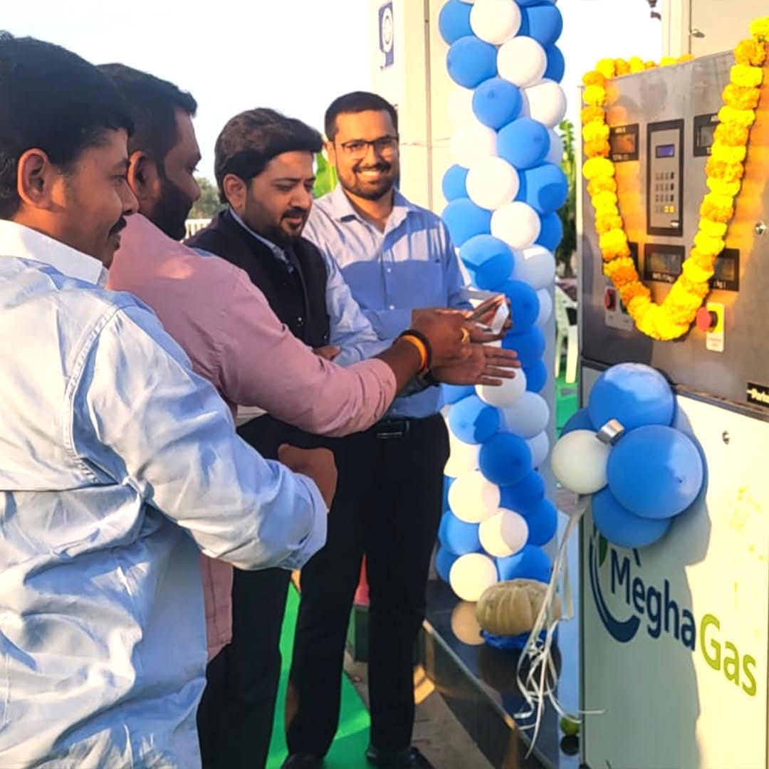 Commissioning of New CNG Online Station at Swathik Fuel, Nagaraguda