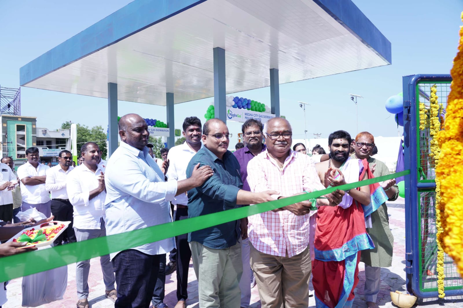 Commissioning of 13th CNG and Mother Station at Khammam, Telangana